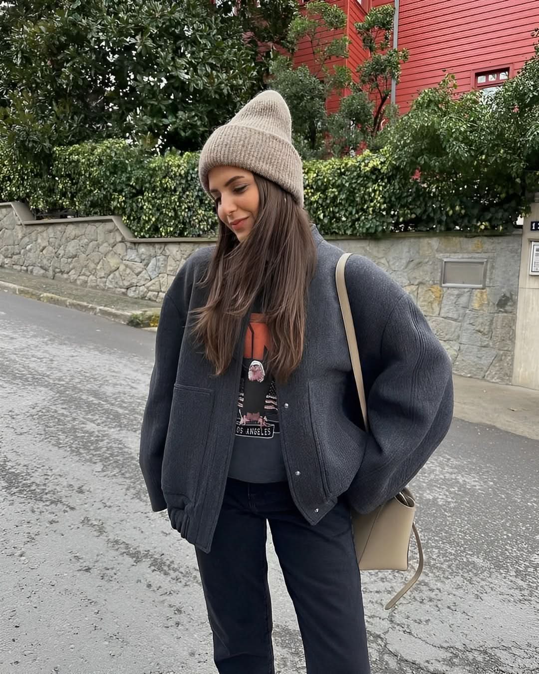 Veste aviateur chic de printemps pour femme