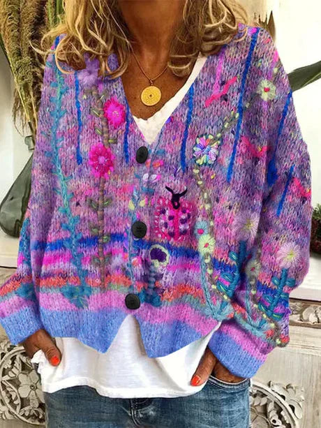 Octani | Cardigan rétro pour femme