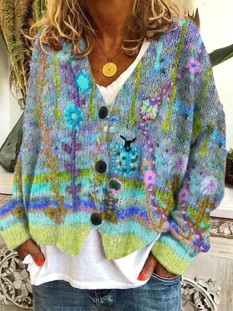 Octani | Cardigan rétro pour femme