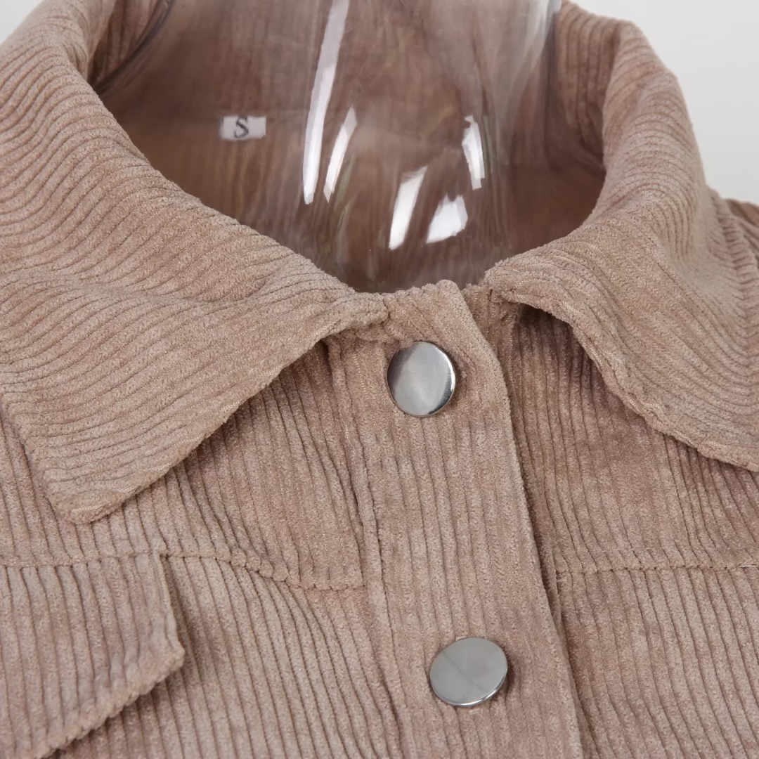 Veste courte en velours côtelé - Chrisanne