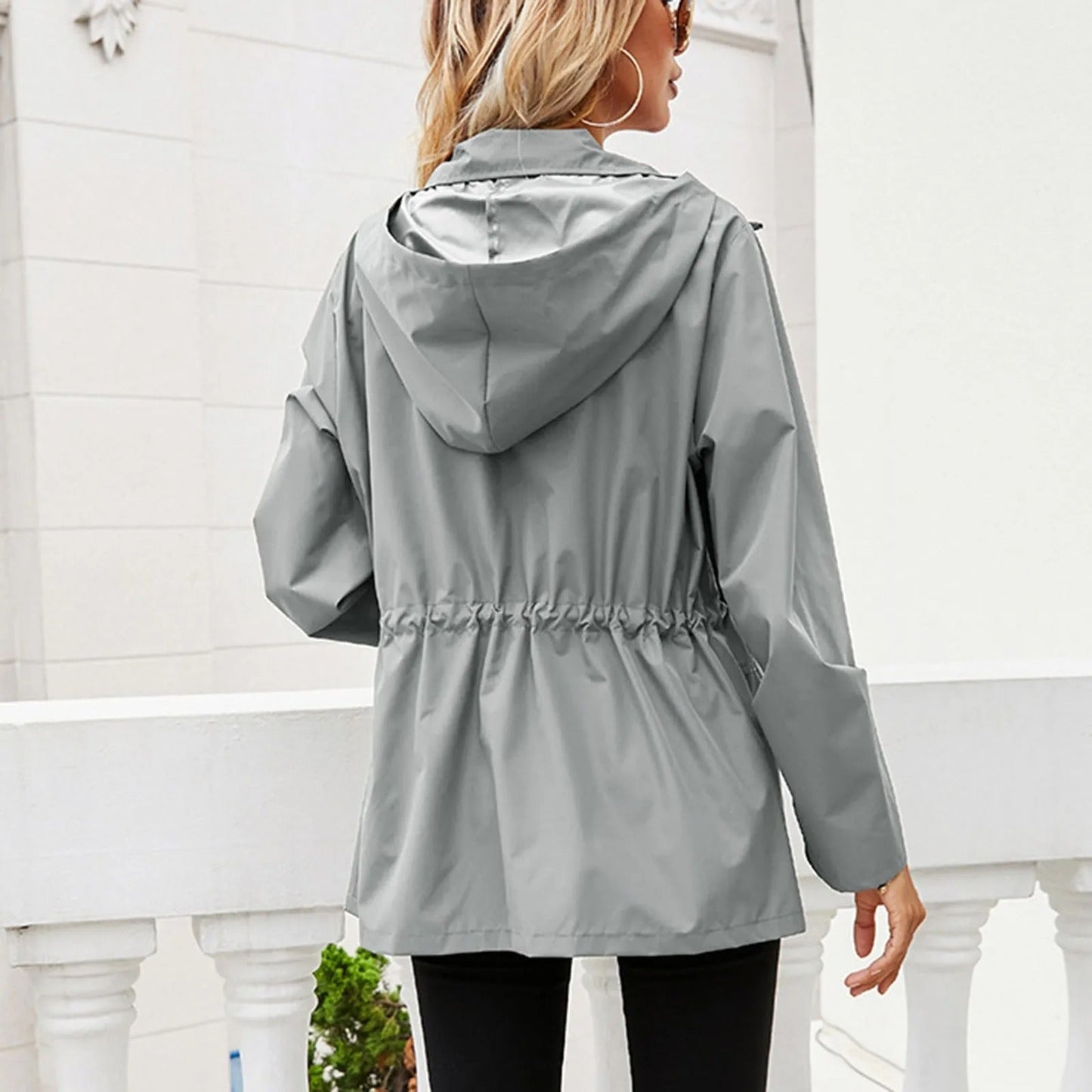 Veste coupe-vent à capuche - Cheryse