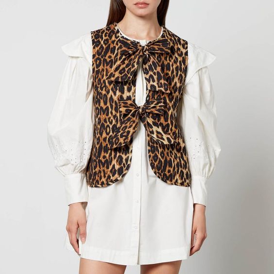 Gilet léopard élégant - Chantel
