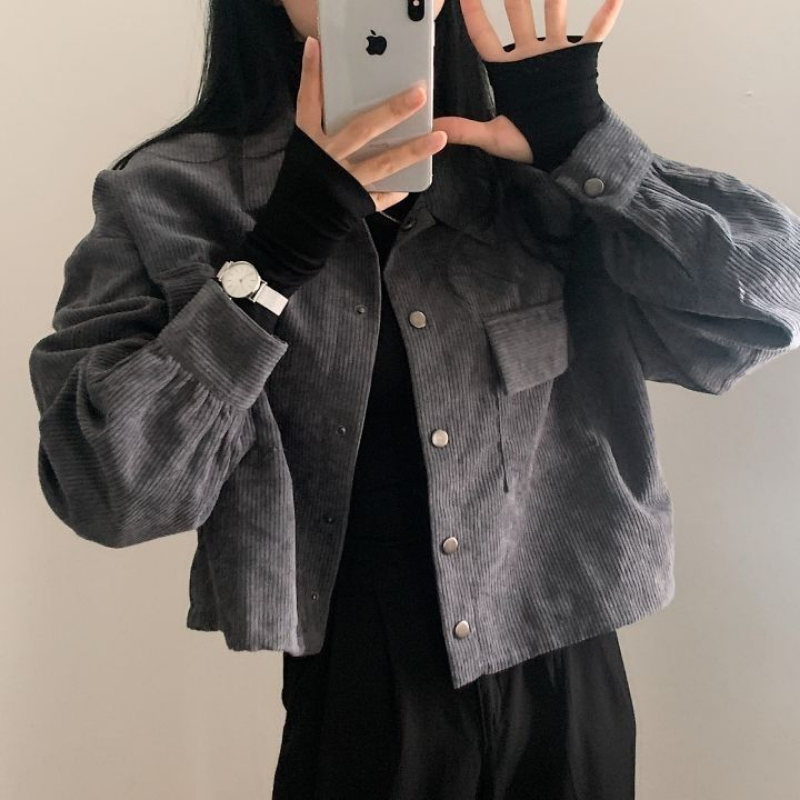 Veste courte en velours côtelé - Erin