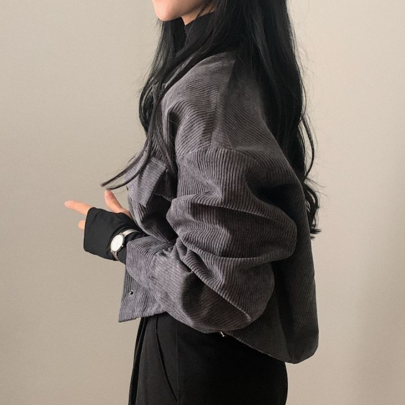 Veste courte en velours côtelé - Erin