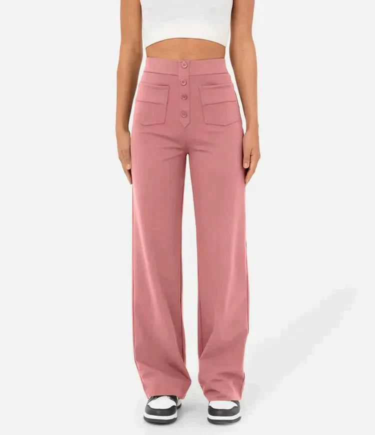 Pantalon décontracté taille haute - Aimery