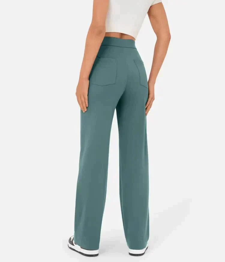 Charlotte - Pantalon Décontracté Élastique À Taille Haute
