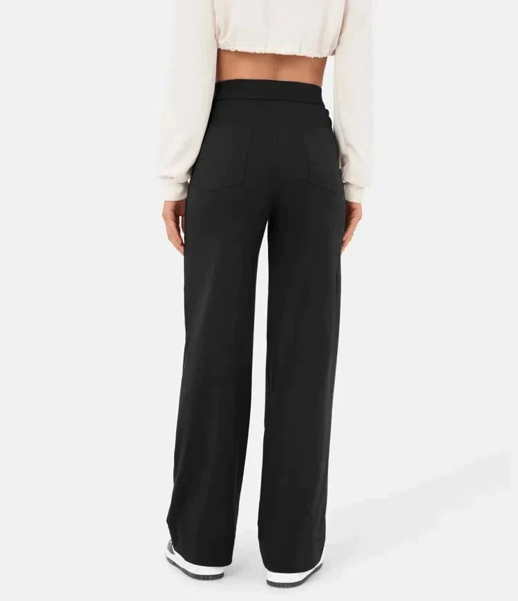 Charlotte - Pantalon Décontracté Élastique À Taille Haute