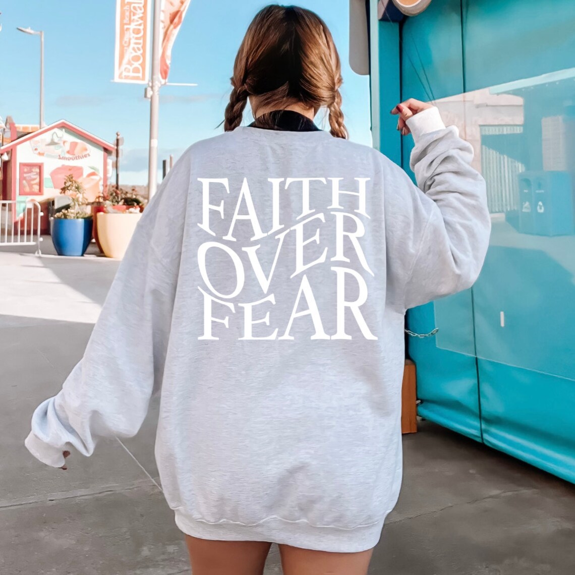 Pull oversize Faith - Verdiena
