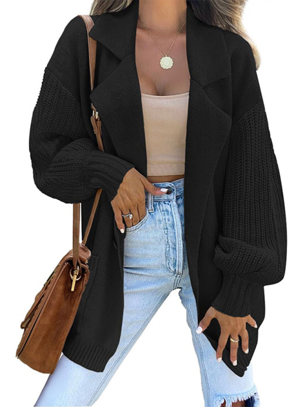 Lena - Long Cardigan Tricoté pour Femmes