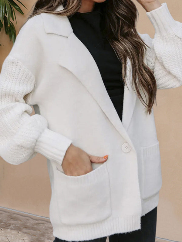 Lena - Long Cardigan Tricoté pour Femmes