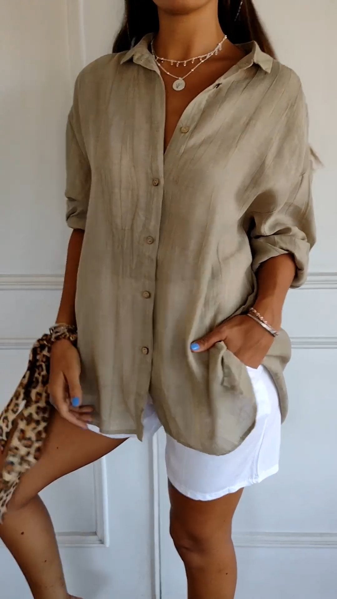 Amelien - Blouse Plissée Élégante pour Femmes