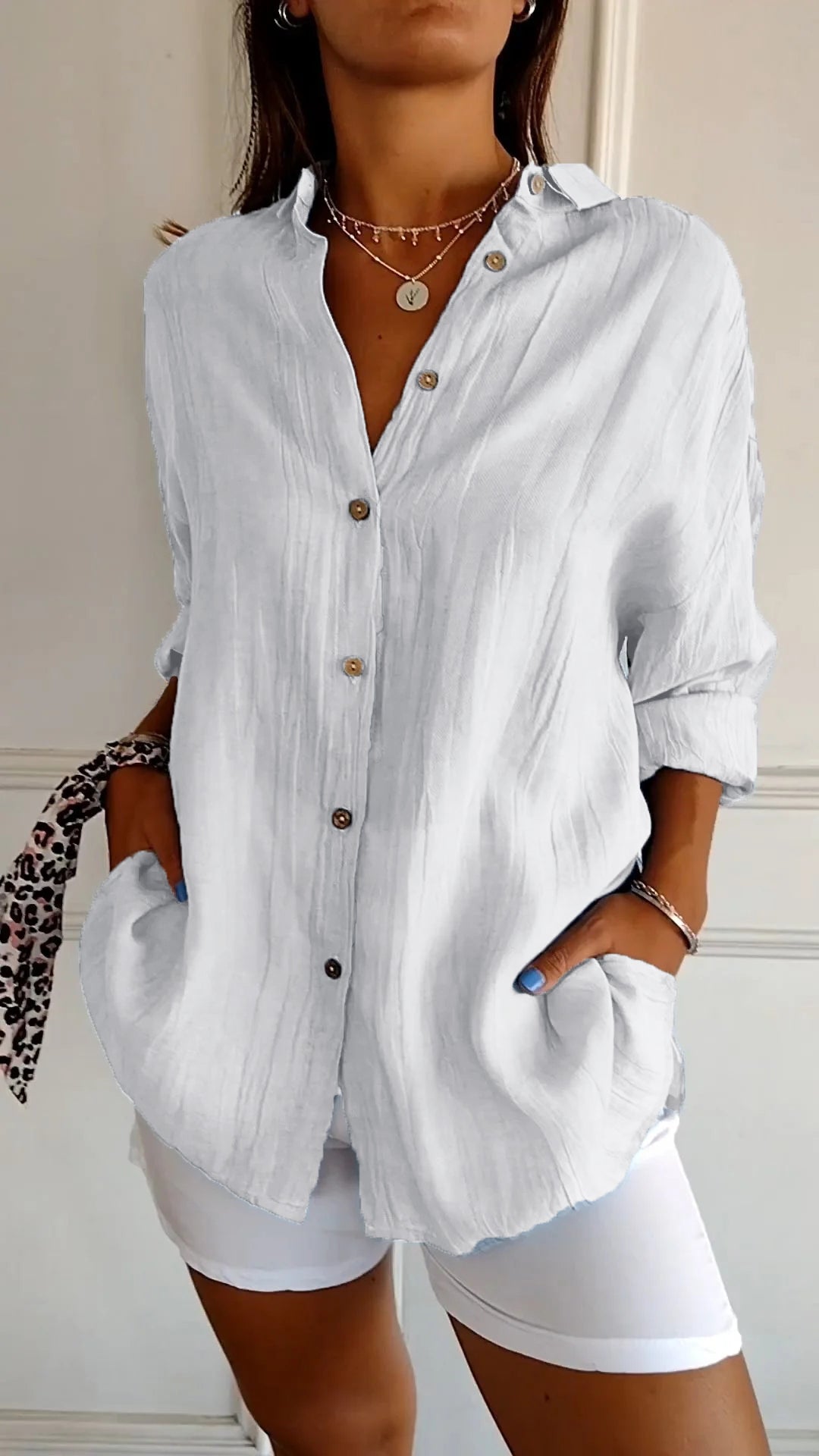 Amelien - Blouse Plissée Élégante pour Femmes
