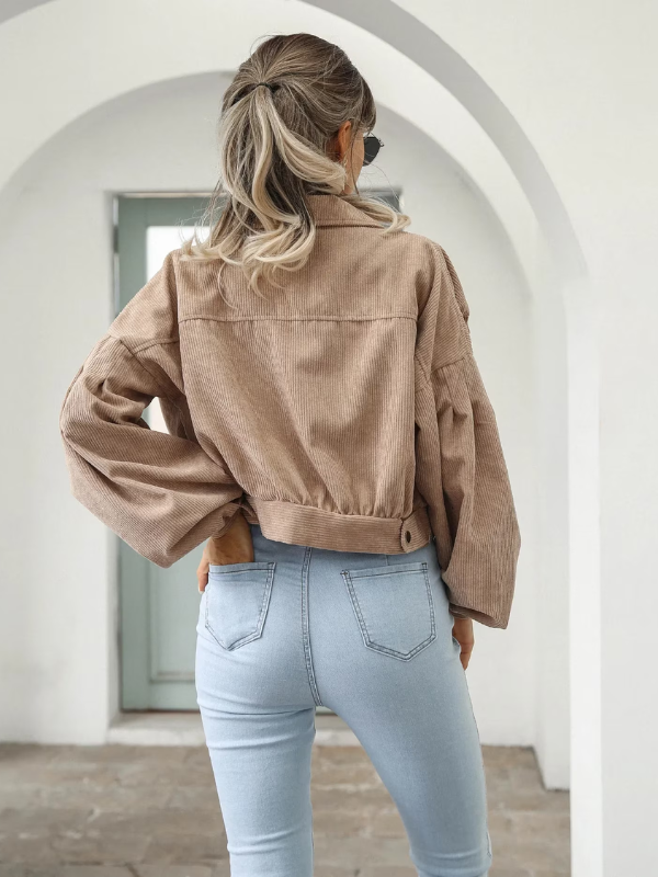 Veste courte en velours côtelé - Chrisanne