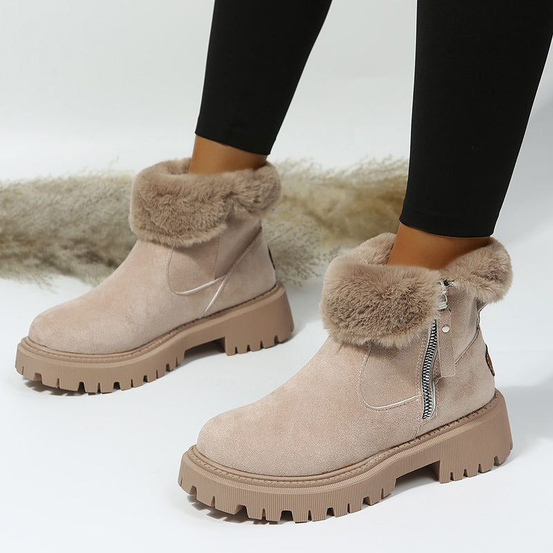 Léonie - Bottines Avec Fourrure
