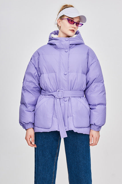 Doudoune Femme Ceinturée "Street Chic"