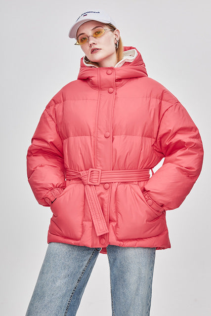 Doudoune Femme Ceinturée "Street Chic"