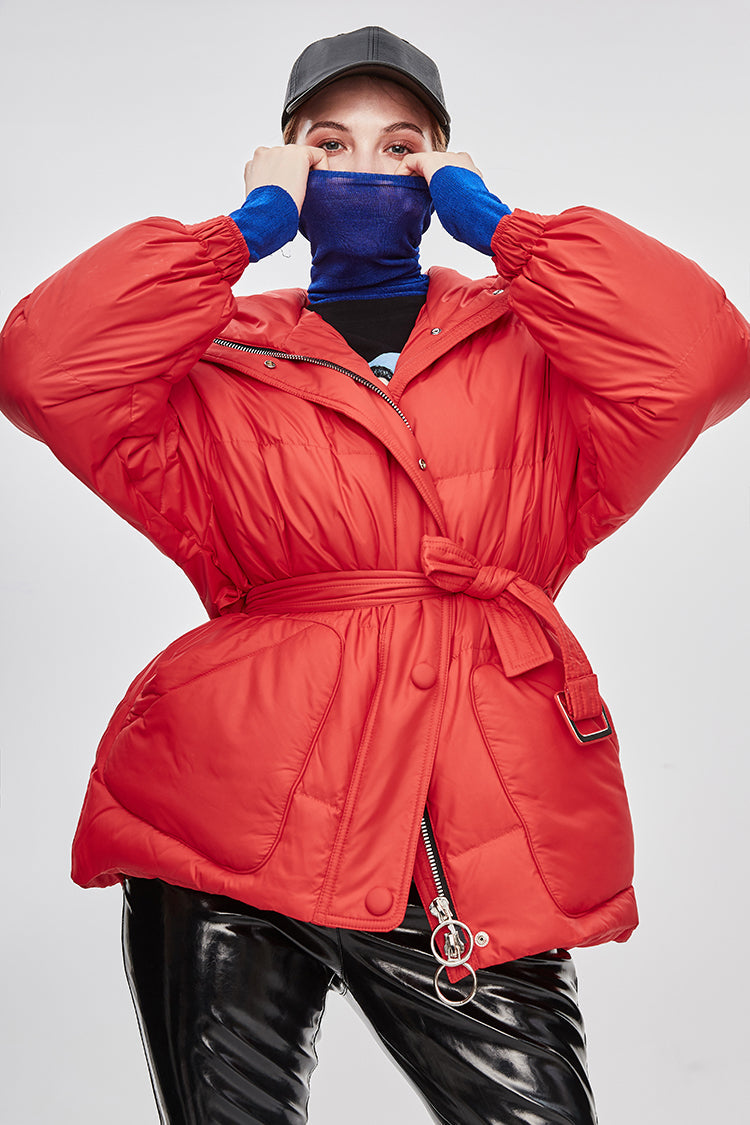 Doudoune Femme Ceinturée "Street Chic"