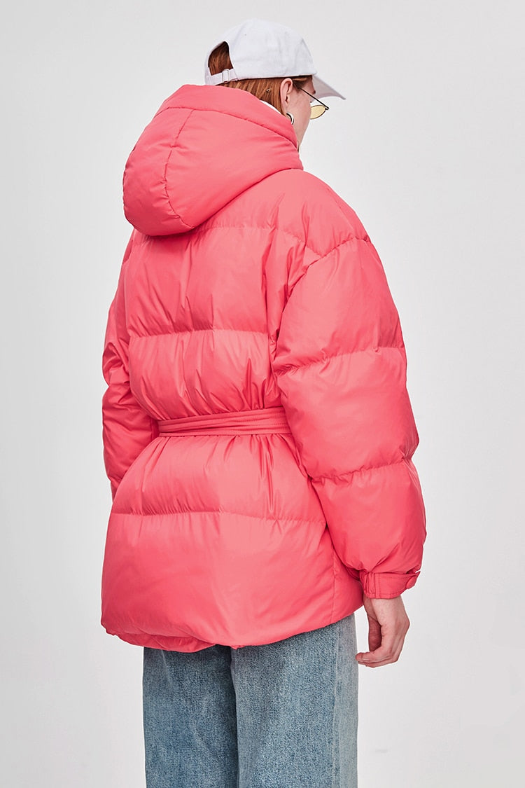 Doudoune Femme Ceinturée "Street Chic"