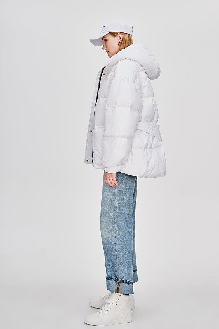 Doudoune Femme Ceinturée "Street Chic"