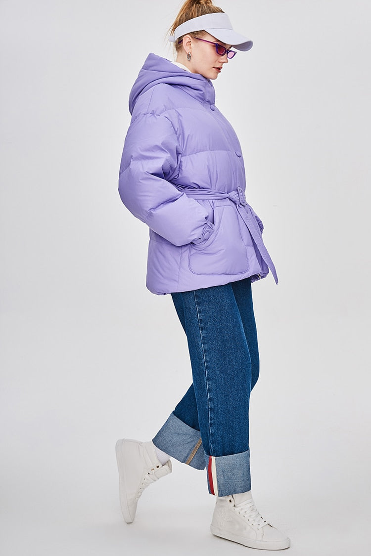 Doudoune Femme Ceinturée "Street Chic"
