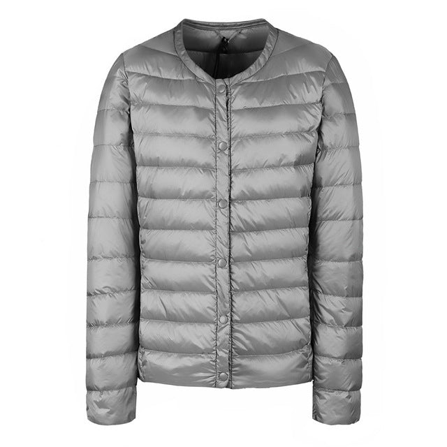 Doudoune Compacte Sans Col "Elegance Essential"