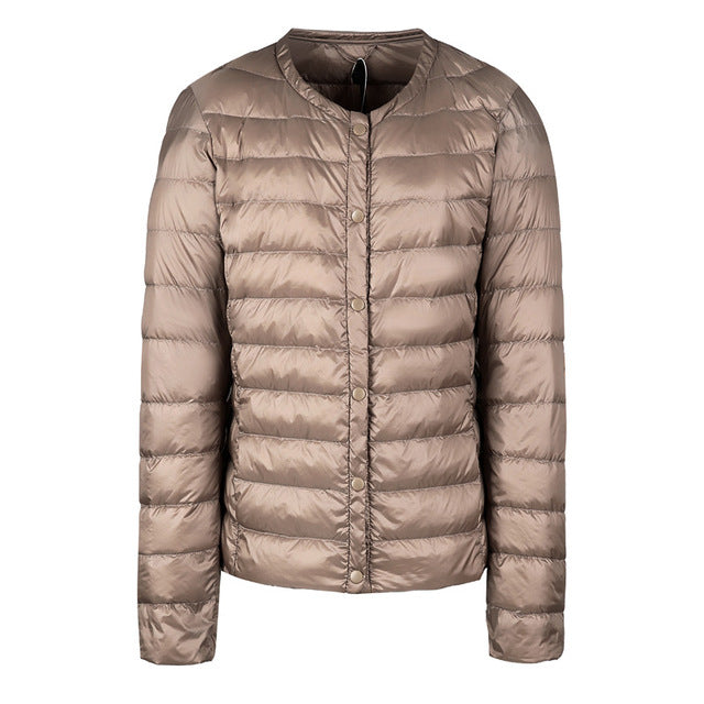 Doudoune Compacte Sans Col "Elegance Essential"