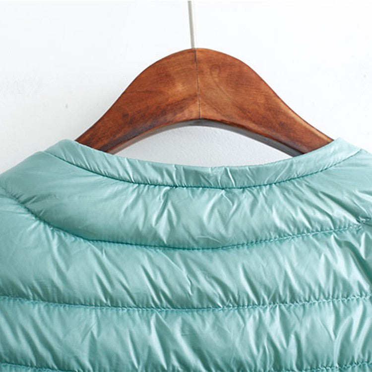 Doudoune Compacte Sans Col "Elegance Essential"