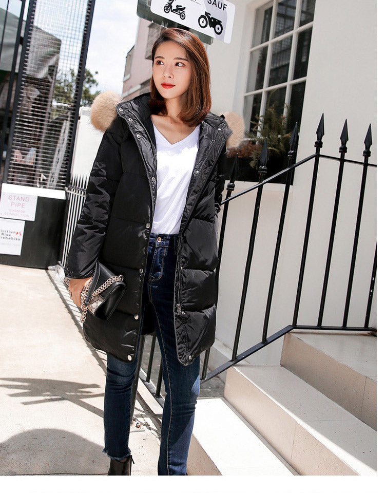Arctic Luxe - Doudoune Élégante Longue