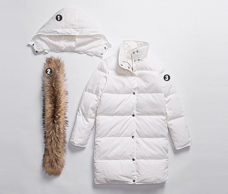 Arctic Luxe - Doudoune Élégante Longue