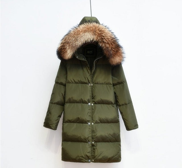 Arctic Luxe - Doudoune Élégante Longue