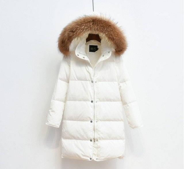 Arctic Luxe - Doudoune Élégante Longue