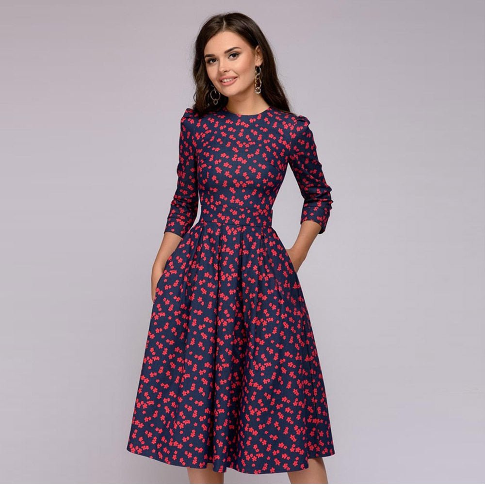 Chloé - Une Robe Noble De Longueur Moyenne