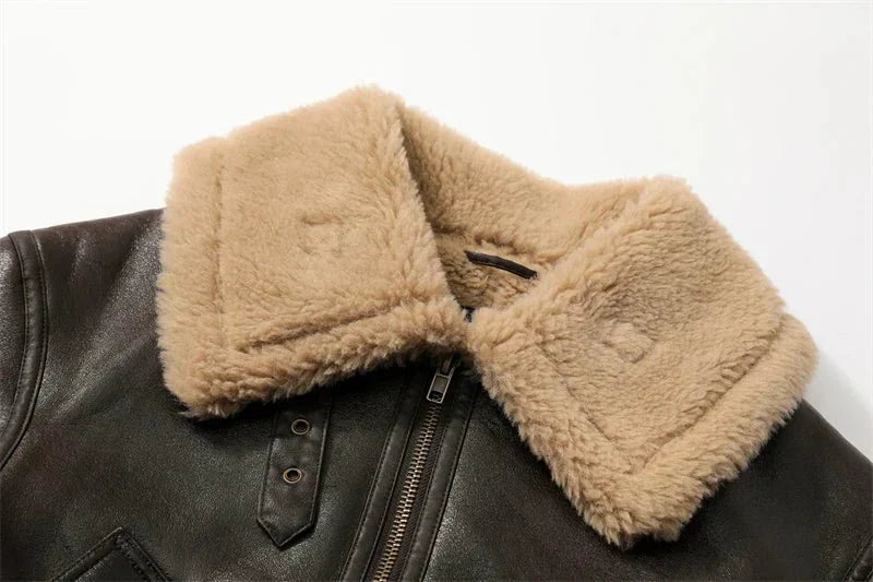 Juliette - Veste En Cuir Chaud