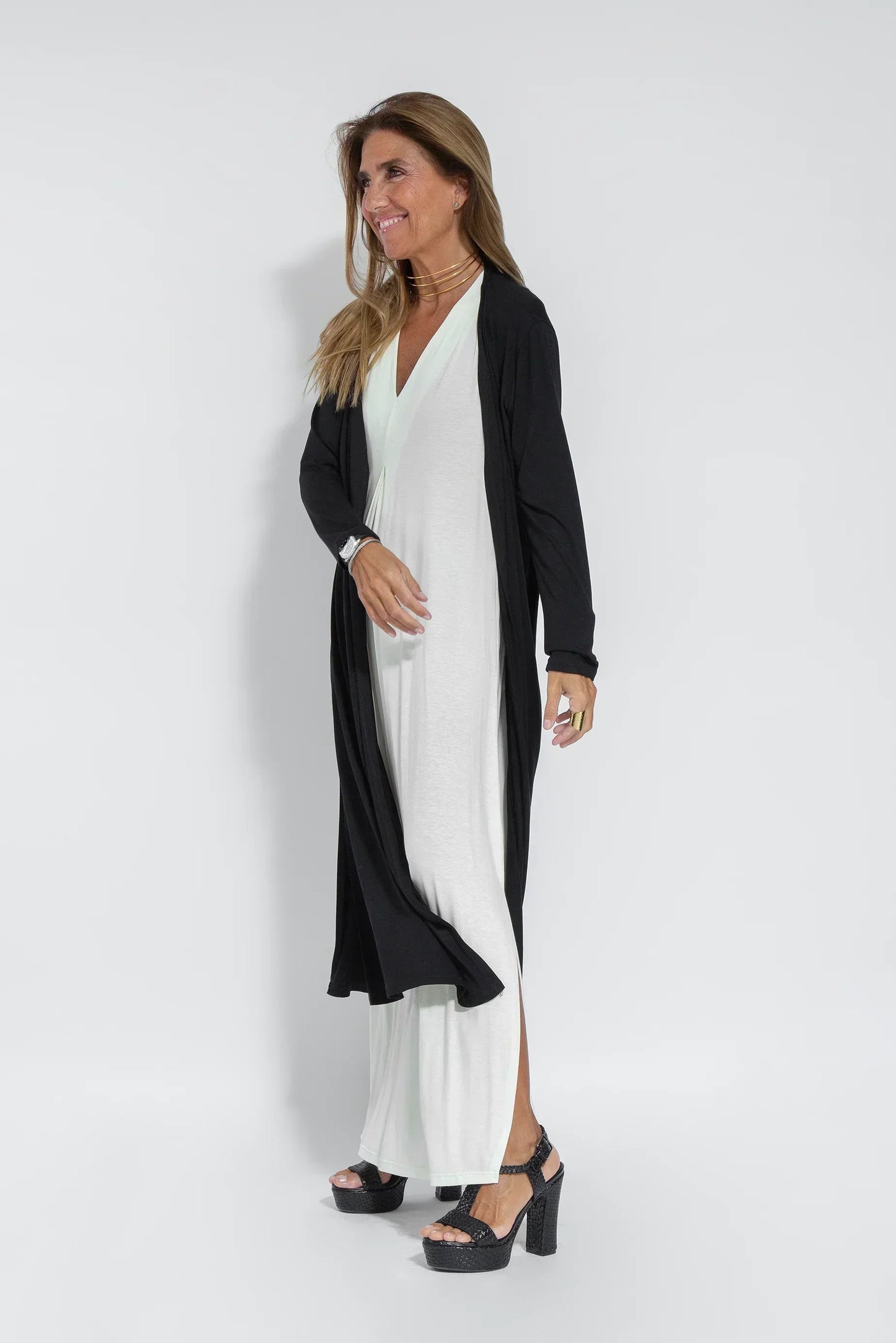 Somera - Robe amincissante avec cardigan