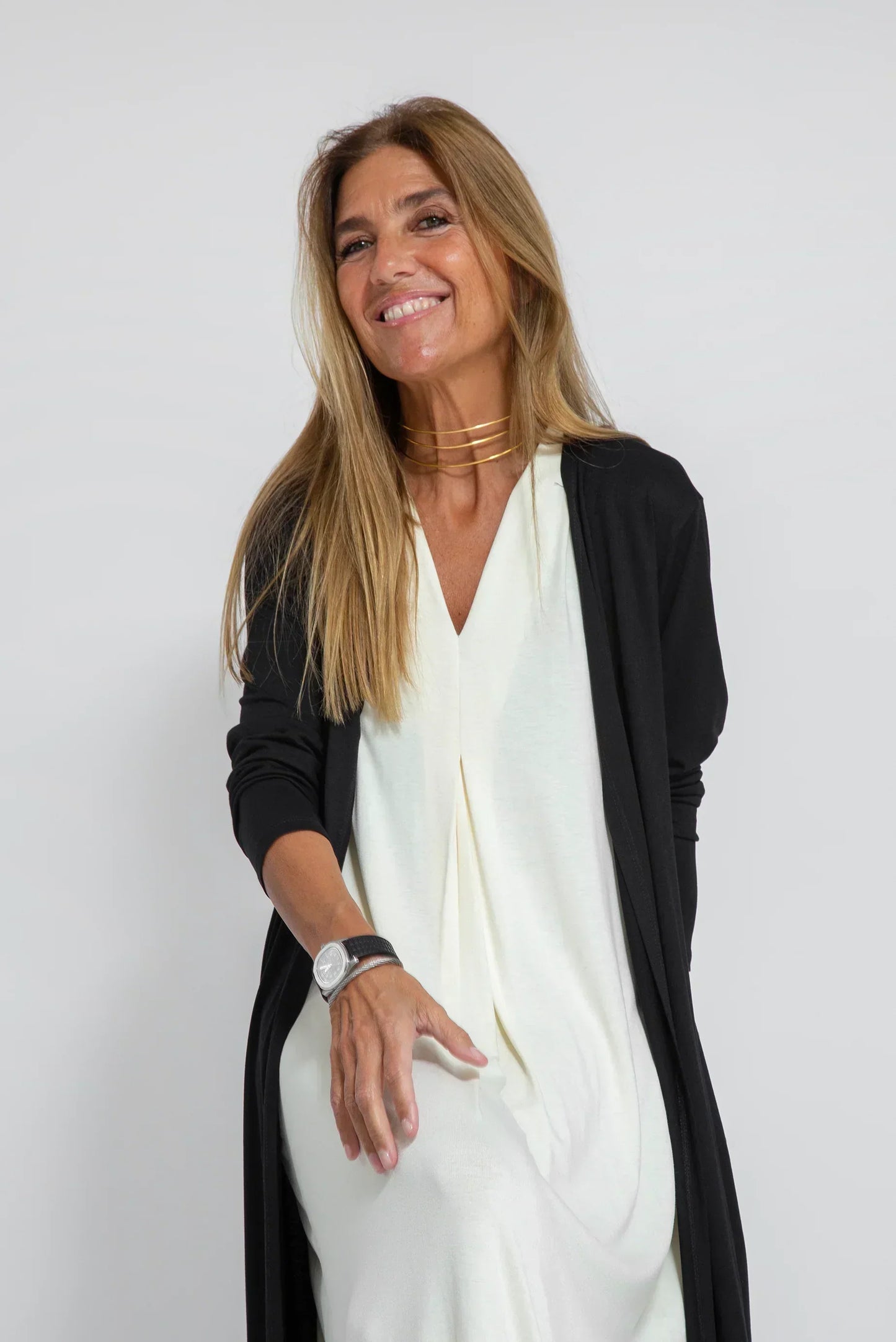 Somera - Robe amincissante avec cardigan