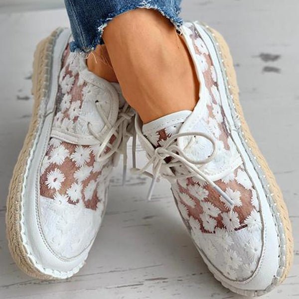 Arabella | Orthopaedic Chaussure aérée et à la mode avec motif floral
