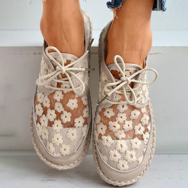 Arabella | Orthopaedic Chaussure aérée et à la mode avec motif floral