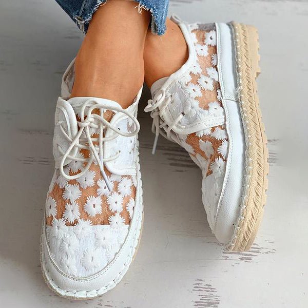 Arabella | Orthopaedic Chaussure aérée et à la mode avec motif floral
