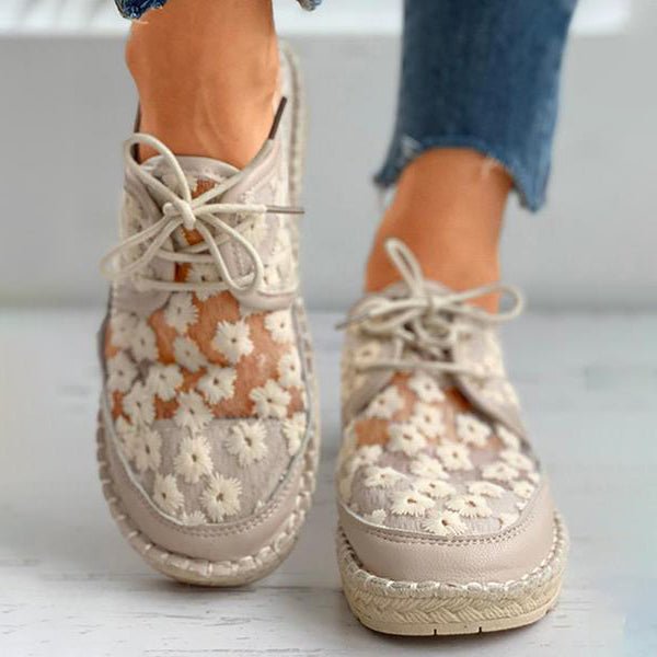 Arabella | Orthopaedic Chaussure aérée et à la mode avec motif floral