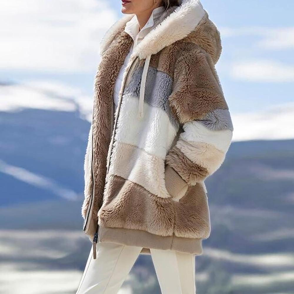 Manteaux en cuir d'agneau super chauds pour femmes