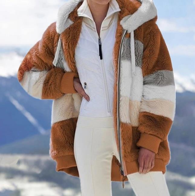 Manteaux en cuir d'agneau super chauds pour femmes
