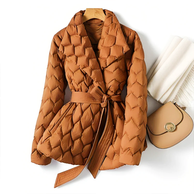 Vivy - Otême Manteau de soie matelassé