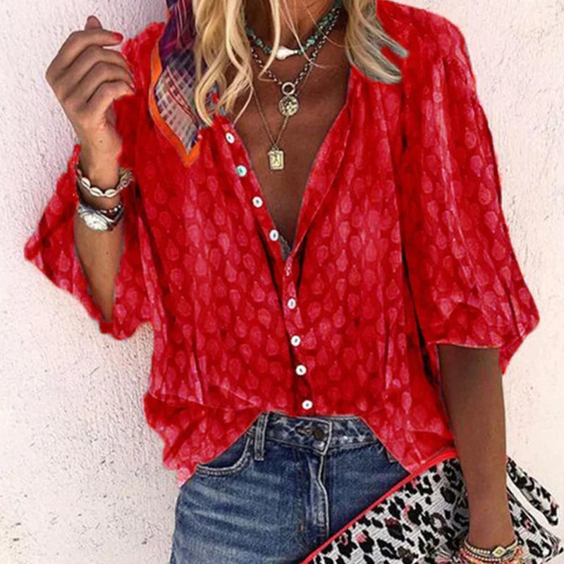 Aurora - Blouse Estivale Élégante pour Femmes