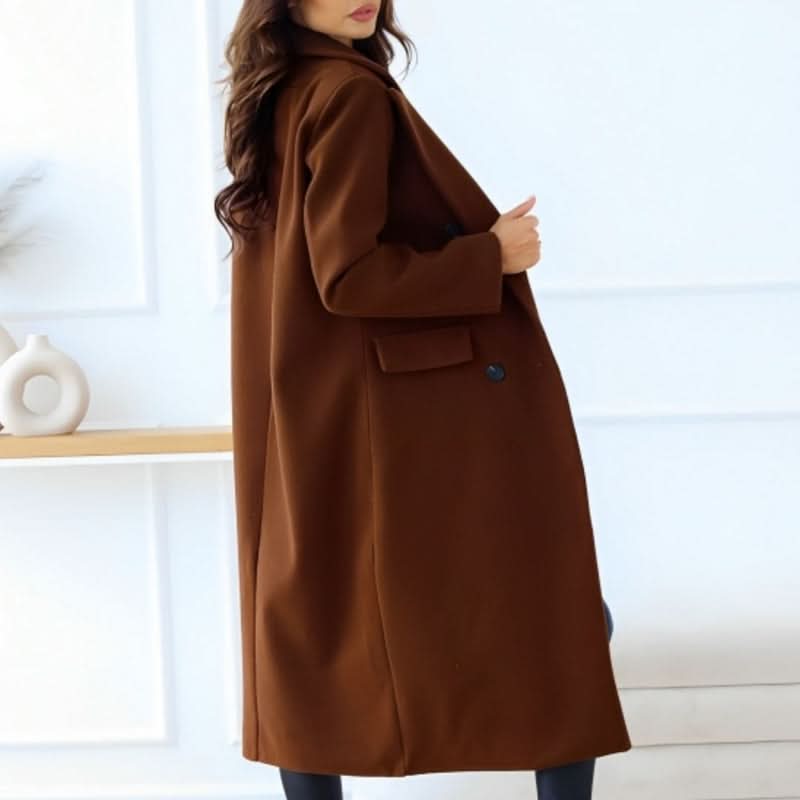 Manteau croisé femme chic, intemporel et confortable