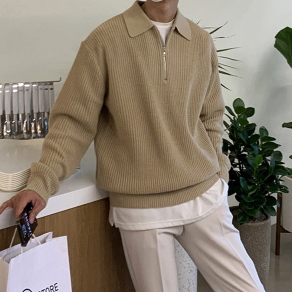 Pull Chaud Demi-Zip - Domenico