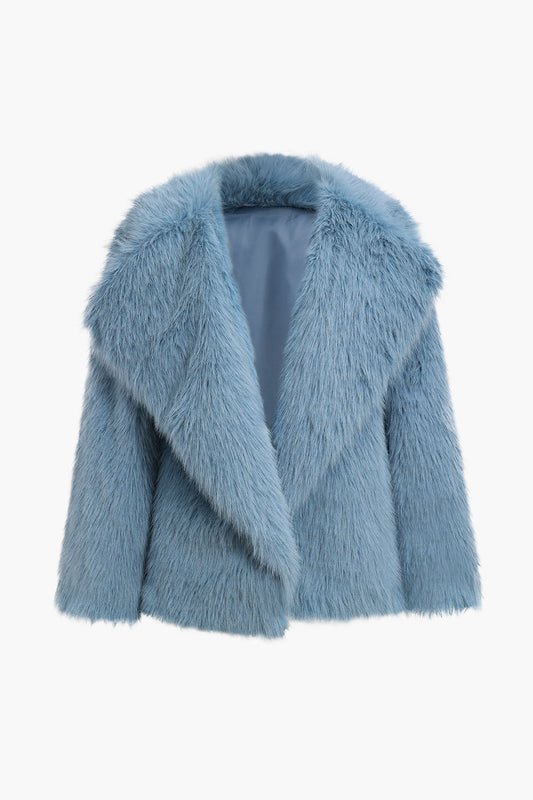 La Vie │ Manteau en fausse fourrure