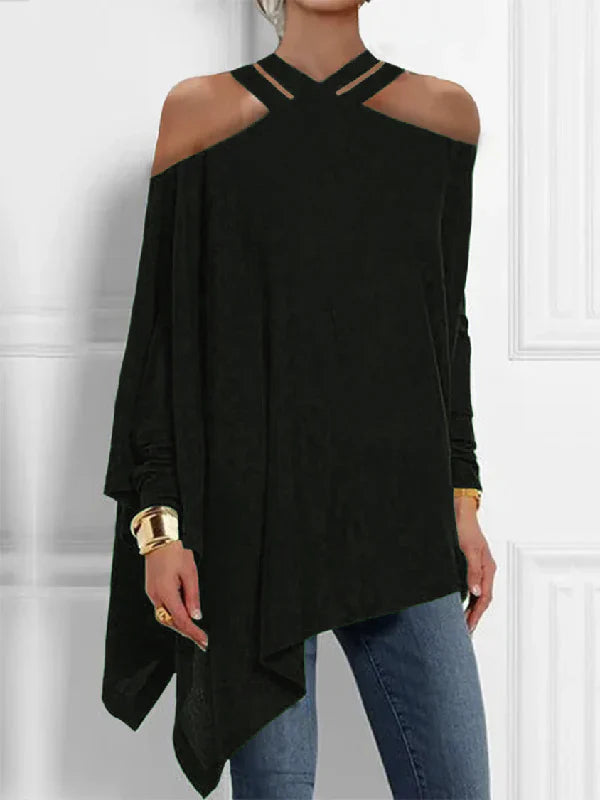 Angela - Blouse ample avec épaule visible