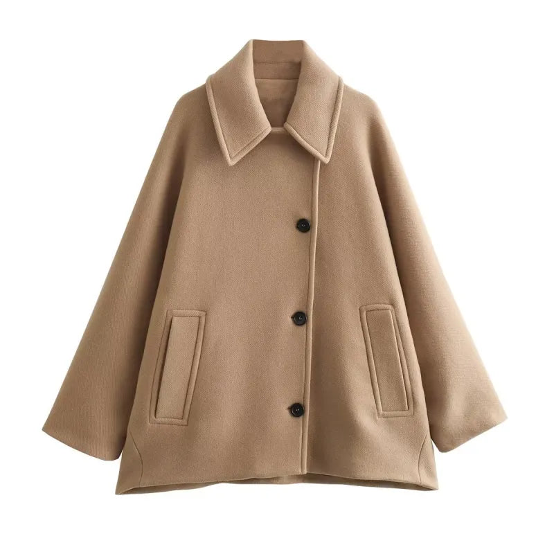 Scarlett - Manteau vintage avec col à la mode
