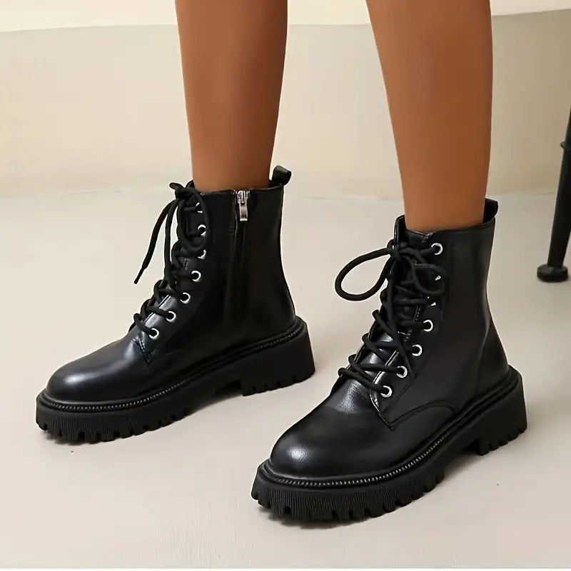 Lucie - Bottines Zippées À La Mode