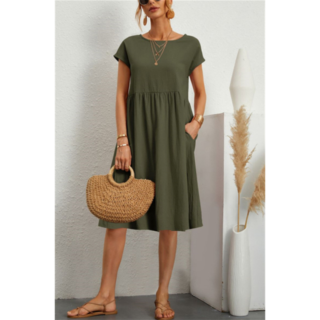 Kasandra - Robe midi d'été en coton